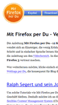 Mobile Screenshot of firefox-anleitung.net